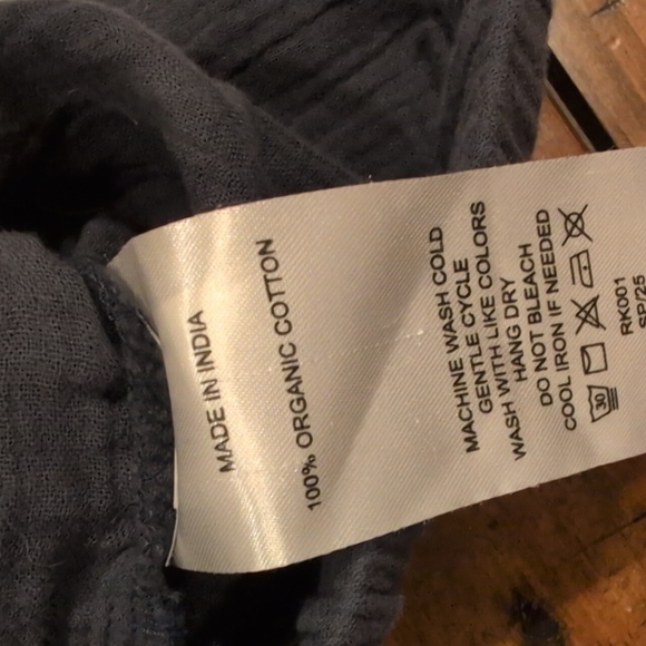 Quince Organic Cotton Gauze Straight Leg Pant - Picture 5 of 8